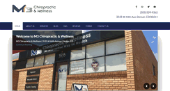 Desktop Screenshot of m3chiropractic.com